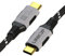 LINKUP - USB 4.0 240W 40Gbps Type-C Thunderbolt 4 Cable [1.2m] 8K@60hz Video Super-fast Data Charging Durable Sleeved Compatible with iPhone 15/16 Pro/Max MacBook Pro/Air iPad Pro Galaxy S23