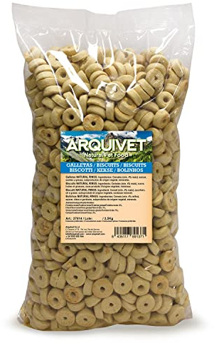 Arquivet Natural Rings hundkakor - 10 kg - snacks för hundar - hundgodis
