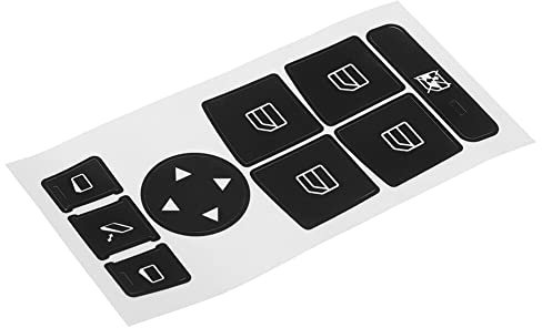 Auto Fenster Knopf Aufkleber, Asudaro Auto Knopf Reparatur Aufkleber Fenster Steuerungs Schalter Knopf Reparatur Aufkleber Knopf Reparatur Set Zum Hässlicher Auto Fenster Steuer Schalter Aufkleber