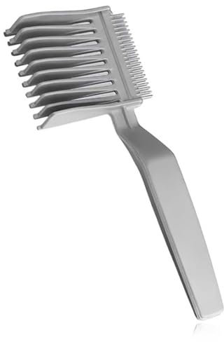 KGDUYC 1 Stück Friseurkamm für Männer, Fade, speziell entworfener Stil, professionelle Haarschneidehilfe, gebogene Positionierung, Bartstyling und entwickelte Koteletten