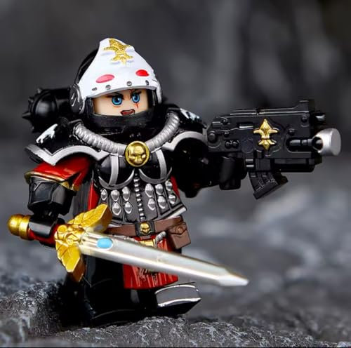 Generisch Klemmbaustein Weibliche Super Soldatin Miniature Figur Science-Fiction