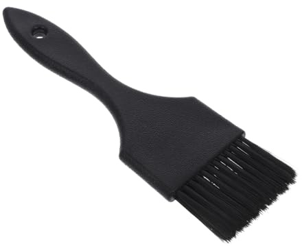 Hohopeti Pennello Nero per Tintura Chioma Professionale in Abs e Nylon Spazzola per Chioma che Previene L'attaccamento, per Saloni e Uso Fai-da-te