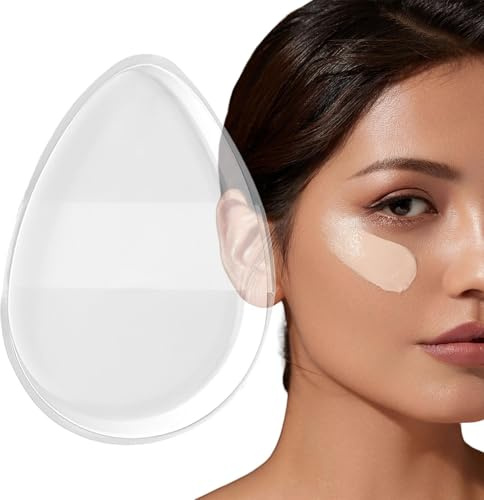 Powder Puff Transparent Makeup, Mini Dry Wet Blender Sponge, Reusable Makeup Tools for Concealer Blush Foundation, for Women Girls Teens, Cosmetic Beauty Accessories, Travel Home Vanity Essentials