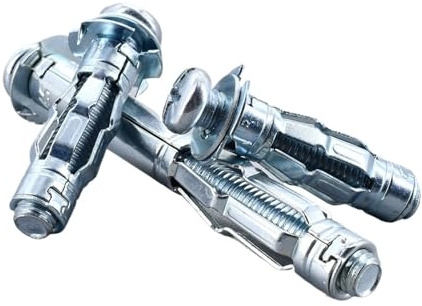 M4 M5 M6 M8 Väggskruv Fixera Gipsskiva Expansionsskruv Flygplan Rör Ihåliga väggankare Gipsskiva Expansionsskruv(M6x65 (2pcs))