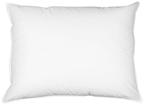 ZOLLNER Federkissen - Made in Germany – Füllung aus 100% Federn - Bezug aus hochwertiger Baumwolle - waschbar bis 60°C - 60x80 cm - Hotelqualität