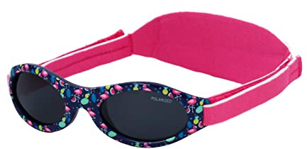 Kiddus Occhiali da Sole Neonato Bambina Bambino 6-18 Mesi Polarizzati CAT4 UV400, Protezione 100% UVA UVB, Fascia Regolabile in Neoprene, Senza BPA