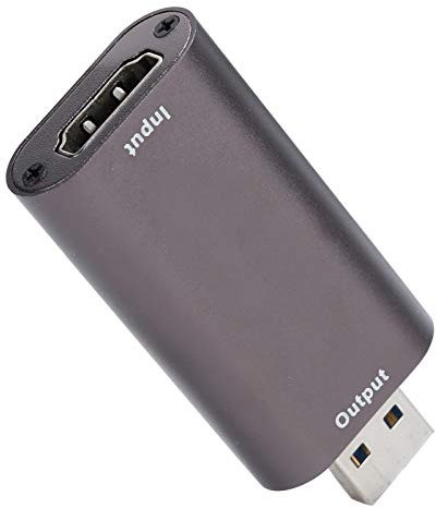 Tarjeta de Captura HDMI, Dispositivo de Tarjeta de Captura de Video 4K 60Hz, Dispositivo de Captura de Video para HDMI 4K 60Hz a USB3.0