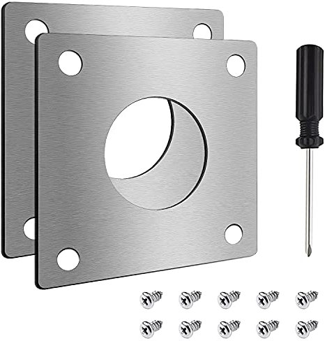 GIAK Spechtschutz Für Nistkasten Flugloch Schutz Spechtschutz 32 mm Zubehör für Nistkasten Vogelhaus Zubehör Enthalten-Schraube-Schraubendreher für Nistkästen Flugloch Schutz