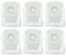 Staubbeutel für IRobot Roomba I & S & J Serie I3+ I4+ I6+ I7 I7+ I7Plus J7+ I8+ S9 S9+ Staubsaugerteile, 6 Stück