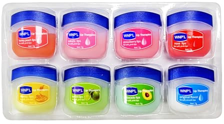 Lip Balm,8 Packs Long Lasting Lips Moisturizer Intensive Lip Repair Treatment for Cracked, Dry and Chapped Lips Gift for Women Girls (Pack of Eight)