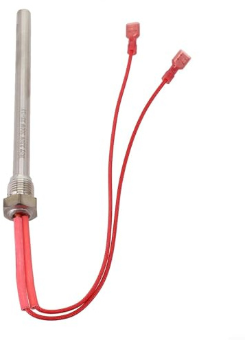 Hasaller Candela di accensione per stufa a pellet, diametro 10 mm, lunghezza 150 mm, in acciaio , 230 V, elemento riscaldante di ricambio