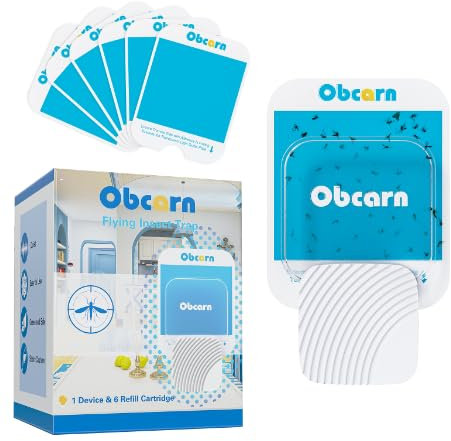 Mückenstecker Innenraum Mückenschutz Elektrische Fliegenfalle UV-Strahlen Fliegenfänger, Stumm Mückenfalle für Mücken und Fliegenfalle Innenbereich (1 Stück)