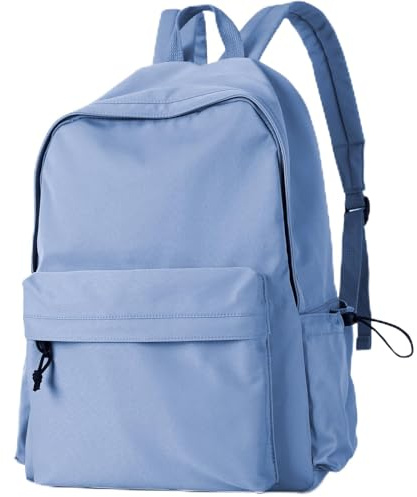 MOGARBRO Backpack for Women College Cute Aesthetic Laptop Backpack Men Teacher Work Lightweight Casual Daypack Backpacks Anti theft Computer Gym Backpacks with Laptop Compartment Blue
