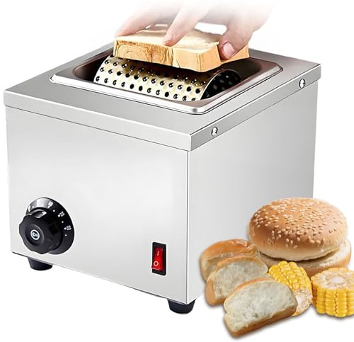 KRQDBCZ Esparcidor de Mantequilla de Acero Inoxidable, Rodillo de Mantequilla, Calentador de Rueda de Mantequilla, Temperatura Ajustable de 30-80 °C, Rueda esparcidora de Mantequilla para Desayuno