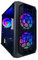 Apevia Prodigy-BK Boîtier de Jeu Micro-ATX avec 1 Panneau en Verre trempé, Ports USB 3.0/USB 2.0/Audio, 3 Ventilateurs RVB, Cadre Noir
