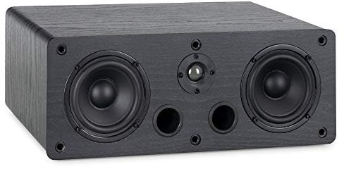McGrey CS-440 BK Regal Lautsprecher - Multifunktions Satelliten HiFi Box für Surround-System, Musik und Heimkino - 2-Wege Full-Range Center Lautsprecher mit 40W RMS Leistung - Schwarz