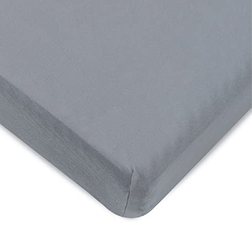 Fitted Sheet for The Milliard Trifold Mattress, Super Soft and Cozy Washable Grey Sheet (Single, 4)