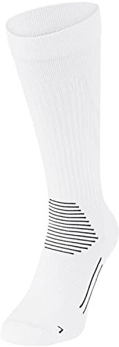 JAKO Unisex Kompressionsstrumpf Comfort, Weiß, 43-46