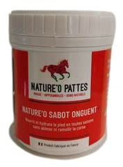 Nature'o sabots ONGUENT (350 ML PET) soins pour pied du cheval, pieds secs ou infection