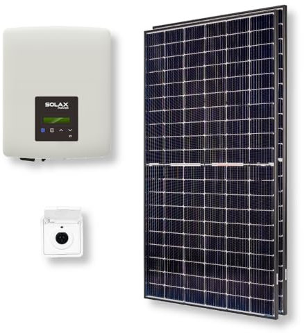 Balkonkraftwerk 800 W | Photovoltaikanlage 400W | Flachdachaufständerung