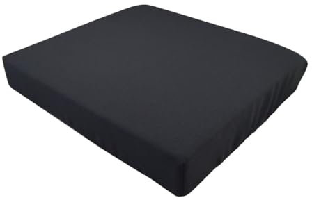 PrimoCare Memory-Schaum Rollstuhlkissen mit Ersatzbezug - 45 x 40 x 8 cm Sitzerhöhung - Anti-Dekubitus Sitzkissen Rollstuhl-Kissen