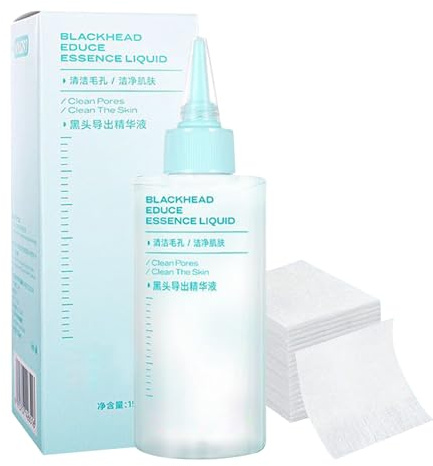 Nose Wing Cleaning Liquid - Skin Cleaner and Dirt Remover | 150 ml Fast Absorbent, Non-Greasy Solution for Daily Face Care | Gentle Cleanser for Women, Girls, Black