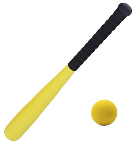 Xanorrg Mazza da Baseball in Schiuma per Bambini E Peluche Leggero Giocattolo Allenamento Bastone Softball Baseball E Palline in Schiuma