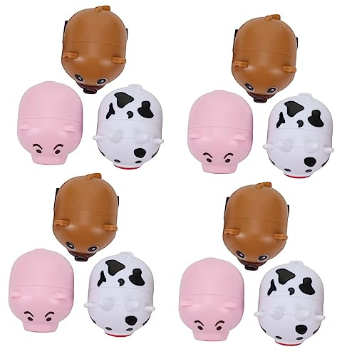 Uonlytech 12pièces Voitures à Rétrofriction Jouets De Voitures Véhicules Miniatures à Rétrofriction Lot de Jouets Éducatifs pour Garçon Fille