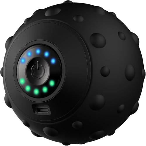 Massage Ball with 5 Vibration Settings, Portable Fitness Massager for Pain and Muscle Tension Relief