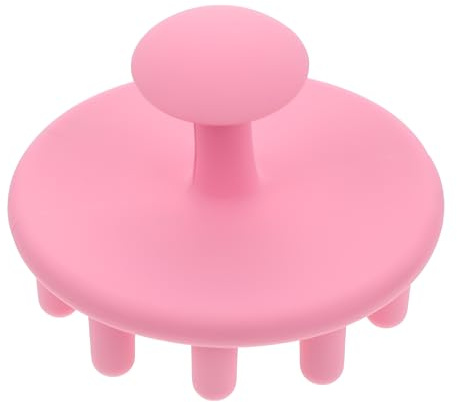 ELAYARD Spazzola per Shampoo in Silicone Morbido per Massaggio del Cuoio Capelluto Pettine Massaggiante Portatile per Bagno Adatta a Pelli Sensibili Uso Bagnato e Colore Colore Casuale