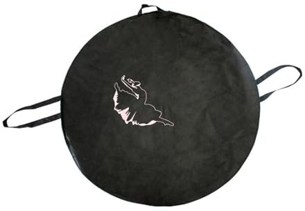 Borsa per tutù da danza classica, organizer per prove e spettacoli, porta abiti portatile con tracolla per scarpe da punta, gonna da ballo e accessori (nero)