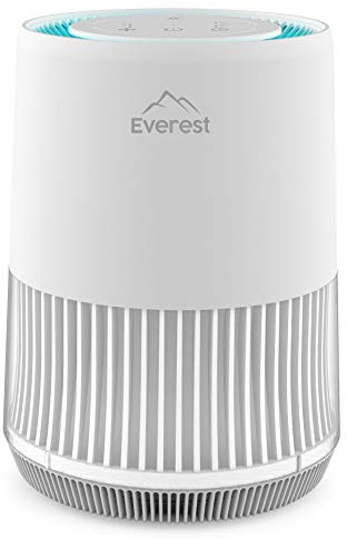 Everest Pure One - Purificateur d'Air HEPA H13 | Anti-Allergies, Pollens, Poils d'Animaux | Mode Nuit Silencieux <30dB | Chambre jusqu'à 20m²