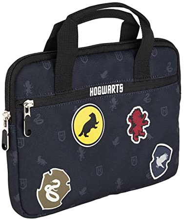 CERDÁ LIFE'S LITTLE MOMENTS - Fundas para Tablets Infantiles de Harry Potter Con Bolsillo Superior y Lateral, Asa de Mano/Colección escolar estampada - Licencia Oficial Warner Bros, Azul, Estándar