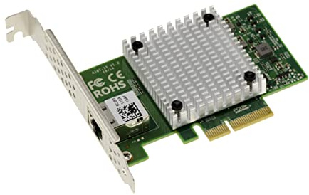 KALEA-INFORMATIQUE Tarjeta controladora PCIe 3.0 4X 10G 5G 2.5G 1G Gigabit LAN ethernet RJ45 con chipset AQUANTIA AQTION AQC107 - Compatible con 5 velocidades de Red - Gama Industrial