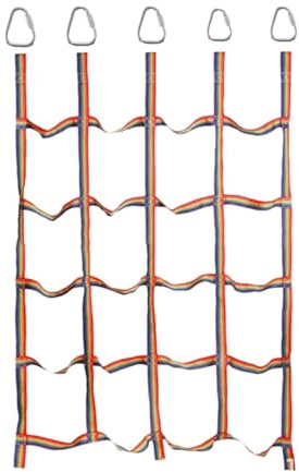 ＡＷＨＡＯ Red de Escalada para niños, Red de Carga para Escalada al Aire Libre, Escalera de Cuerda Creativa, Resistente