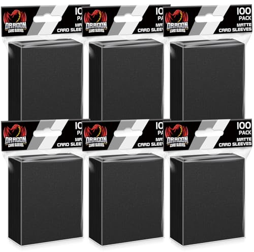 600 styck svarta kortfodral Toploader – standardstorlek (66 x 91 mm) Premium-plast Penny-fodral för samlarkort, sportkort – hållbara skyddsfodral för samlare