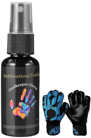 Salyeeluly Spray adhésif de gardien de but | 30 ml Gant de gardien de but de football antidérapant avec brouillard adhésif, gants de sport, poignée renforcée de brouillard – Pour hommes, filles