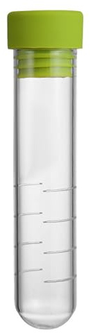 Lodoot Infusor de té con forma de tubo de vidrio transparente para una fácil separación y preparación rápida, ideal para uso en viajes