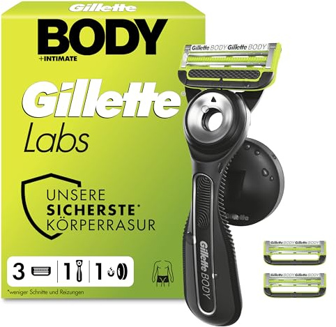Gillette Labs Body & Intimate Rasierer, Körper Und Intimbereich, Schwarz