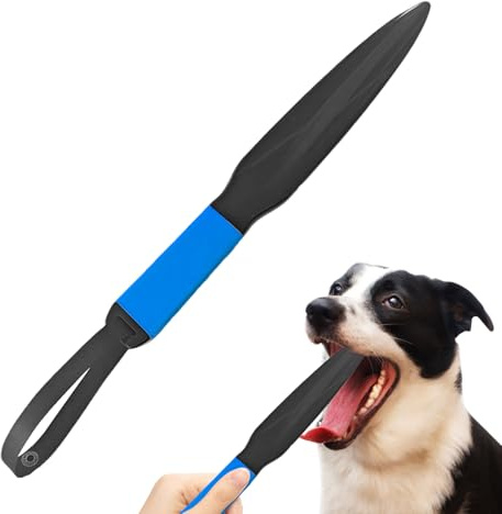 Barra per morso per addestramento del cucciolo – Robusto strumento da masticare in pelle, senza aste per mordere, per il rilascio della bocca | Esercizio per animali di piccola taglia media Cort