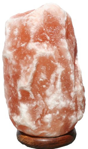 Salzlampe 2-3 kg Salz Kristall Stein Salzleuchte Nachtlampe Salzkristalllampe - Natürliche Beleuchtung für entspannte Atmosphäre und verbessertes Raumklima aus Punjab Pakistan