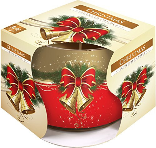 Bougie parfumée dans un verre (Noël)