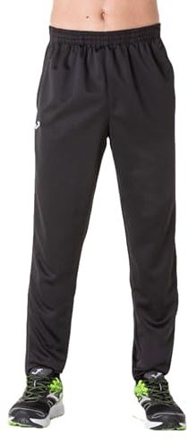 Joma - Pantalón Deportivo Hombre, 6XS - 3XL - Ideal para Entrenamiento, Bajos y Bolsillos con Cremallera - Ajuste de Cintura Elástica con Cordón - Staff