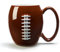 40YARDS taza de fútbol americano con palpable sublime costura (600 ml) para café, té, cacao y mucho más