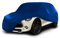 Cosmos - Funda de Coche para Uso Interior compatible con los principales Coches de Ciudad, Tejido Elástico, Transpirable y Antipolvo, Suave al Tacto, Ajuste Perfecto, Blue