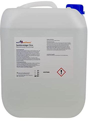 Schwimmbadreiniger Poolreiniger - Sanitärreiniger Citro 5 Liter Gelb