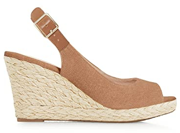 Juliet Holy Womens Ankle Strap Espadrille Wedges Round Open Toe Platform Slingback Slip on Peep Toe Sandals Comfort Summer Shoes