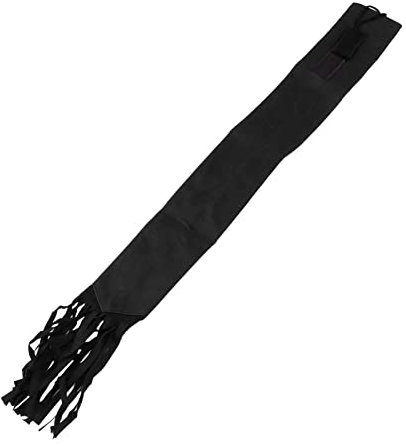 Horoper Waterproof Horse Tail Guard, Horse Tail Bag Easy to Wear Horse Tail Protector with Fringe Hook and Design, Horse Tail Wrap for Pony Protect Tail from Dirt Breakage Rubbing (Black)