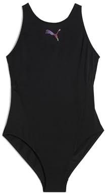 PUMA Femme Raceback Maillot De Bain, Noir, XL EU