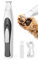 oneisall Pfotentrimmer für Hunde mit LED-Licht, Leise Hundepfoten Trimmer Paw Trim Pro dr Pfoten, Wiederaufladbar Schermaschine Hund Hundeschermaschine für Pfoten, Augen, Ohren, Gesicht (Weiß)